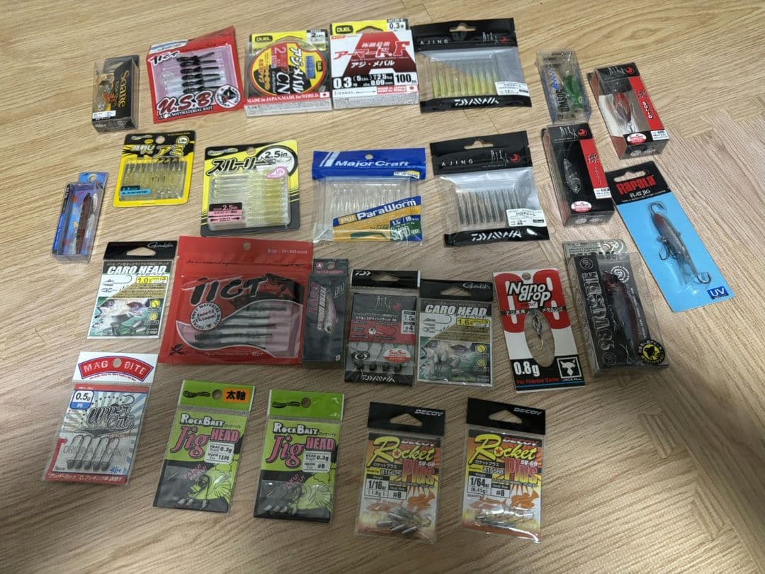 メバル　プラグ　ルアー　ワーム　ジグヘッド　ライン　セット　未開封