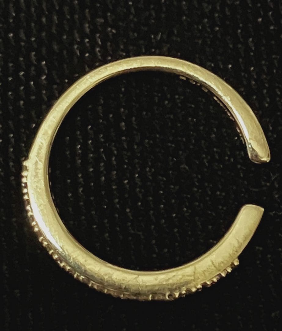 【価格見直し！購入証明書有り】ジュエッテ　K10ブラウンダイヤモンドイヤーカフ