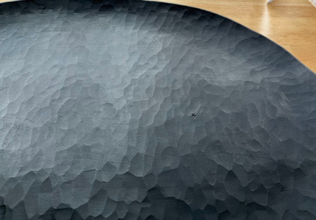 三谷龍二　黒漆　トレイ　楕円　大皿