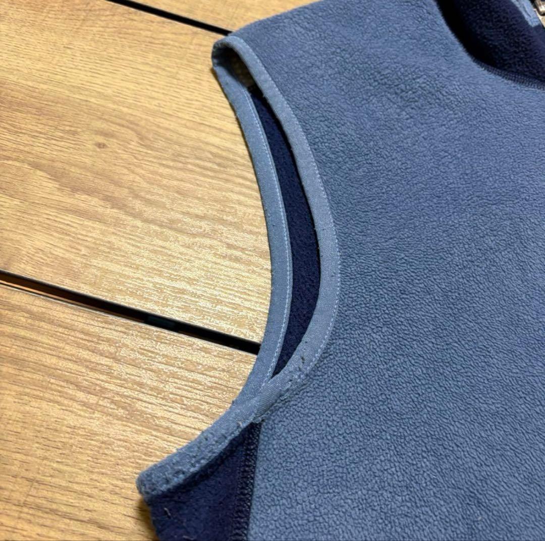 パタゴニア 00年 usa製 フライヤーフリースベスト 刺繍ロゴ 水色 M 希少