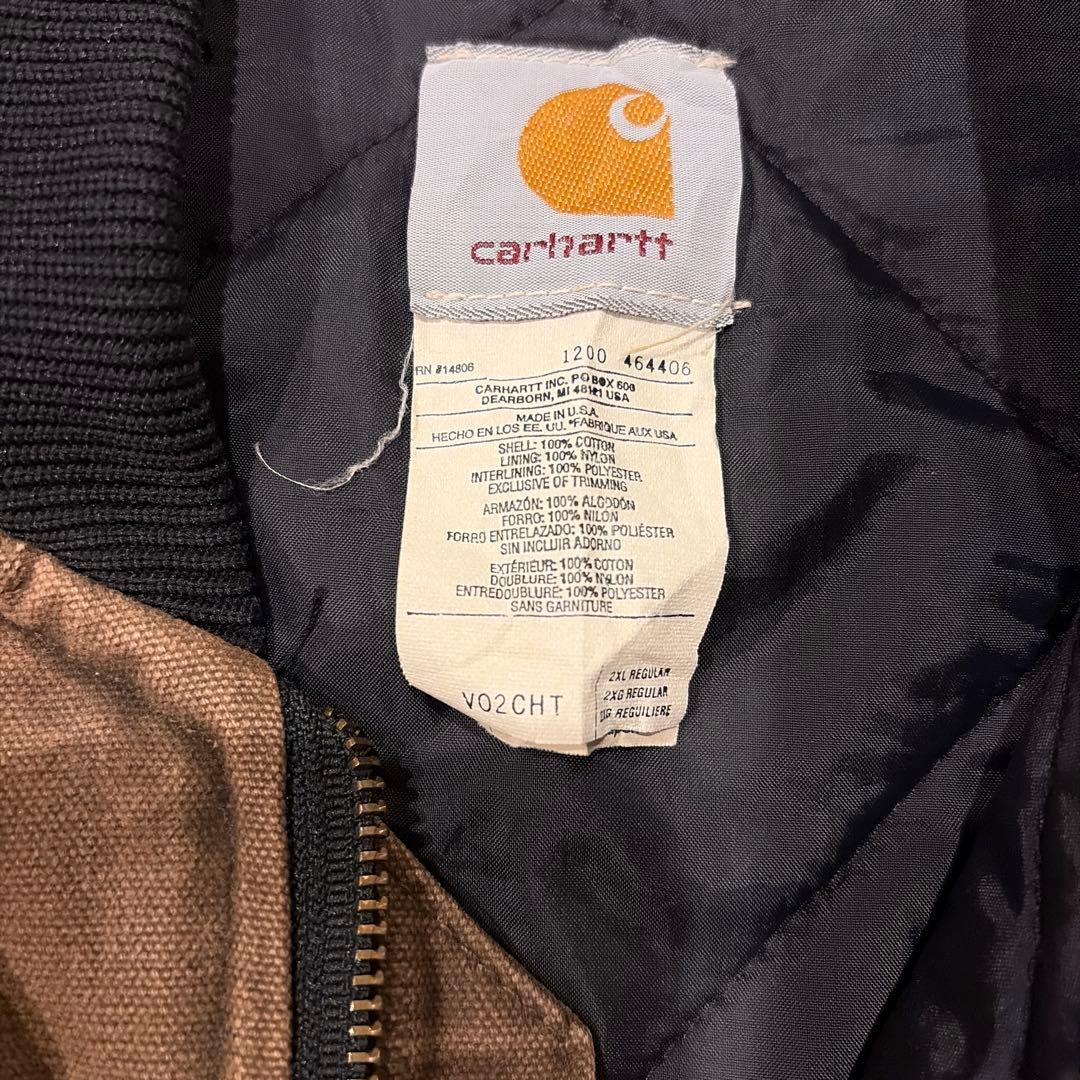Carhartt カーハート ベスト ブラウン USA 星タグ