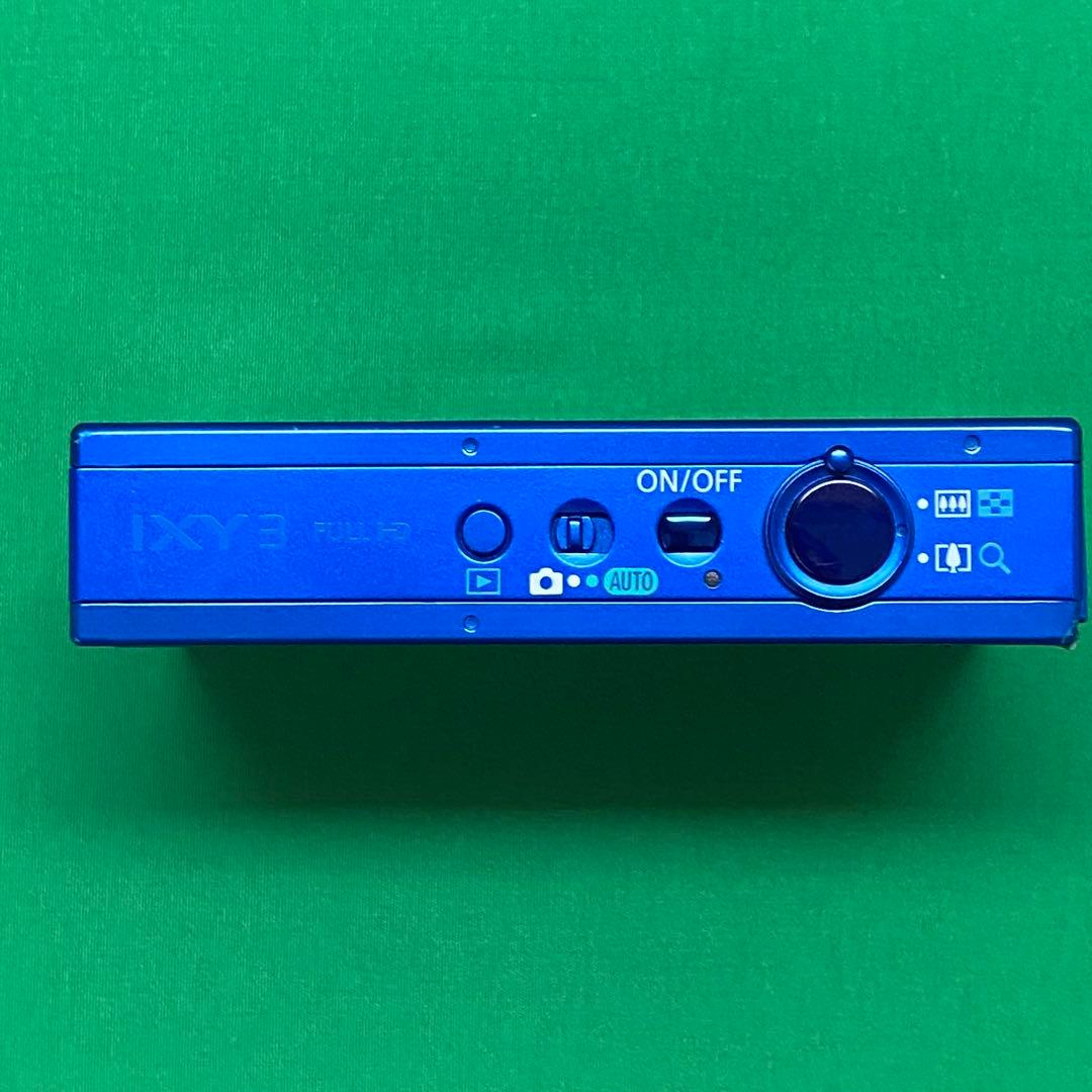 Canon IXY3 ブルー 動作品　バッテリー 充電器