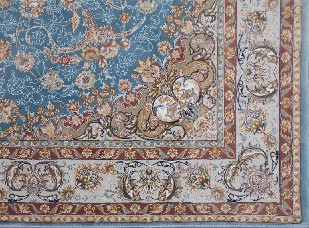 225万ノット！超高密度織 絨毯！本場 イラン産100×150cm‐200151