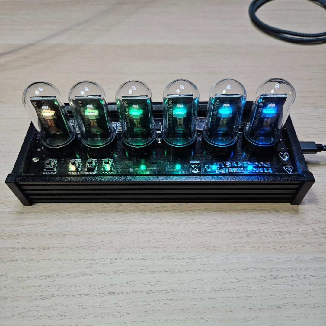 ニキシー管風デジタルクロック