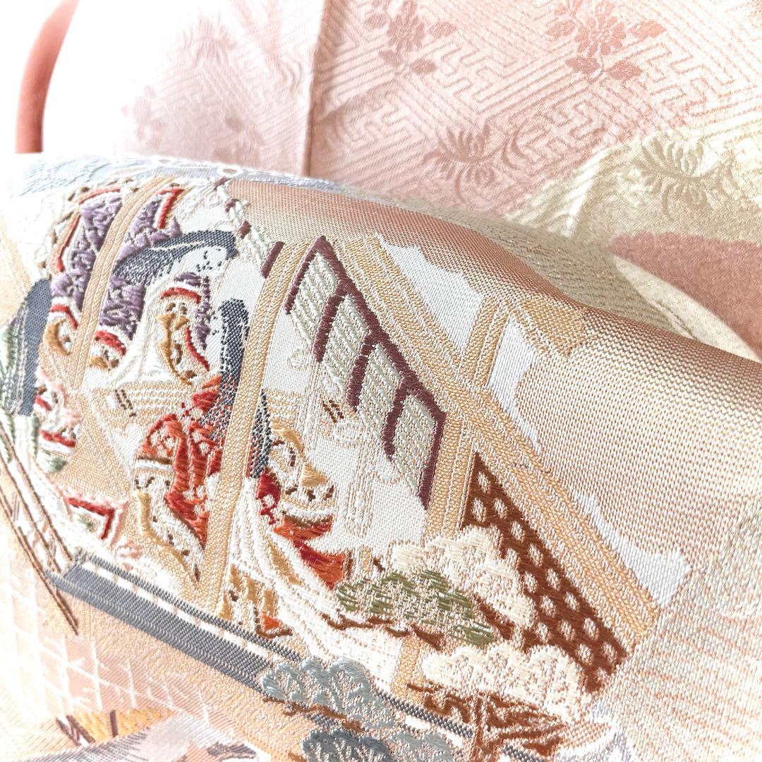 ピンク 友禅 4点 フルセット 訪問着 入学式 卒業式 入園式 春 秋 冬