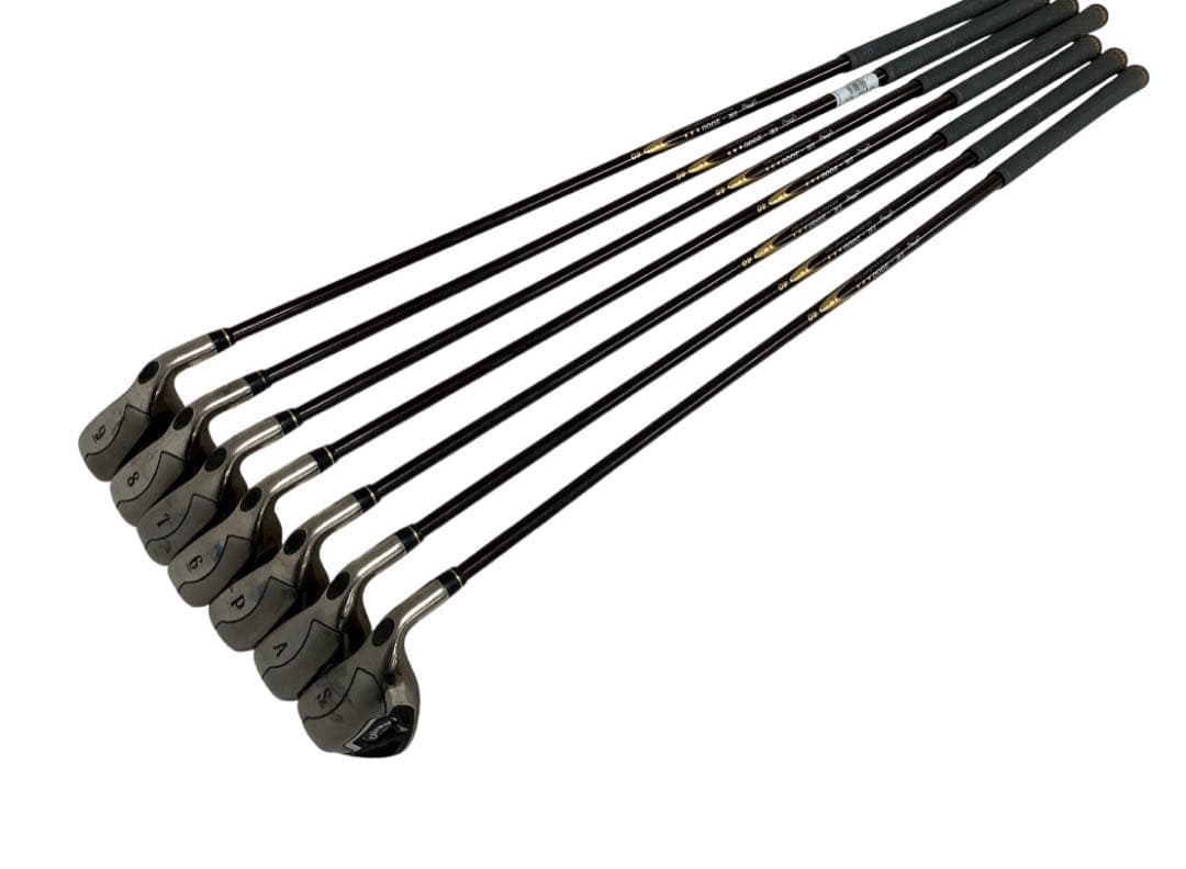 稀少！レディース！Callaway E.R.C Ti チタンアイアン 7本セット