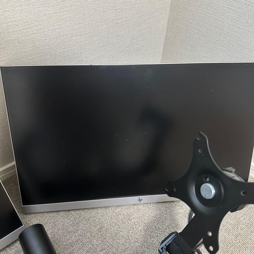 HP E233 23インチ 19年製 デュアルモニター アーム付き