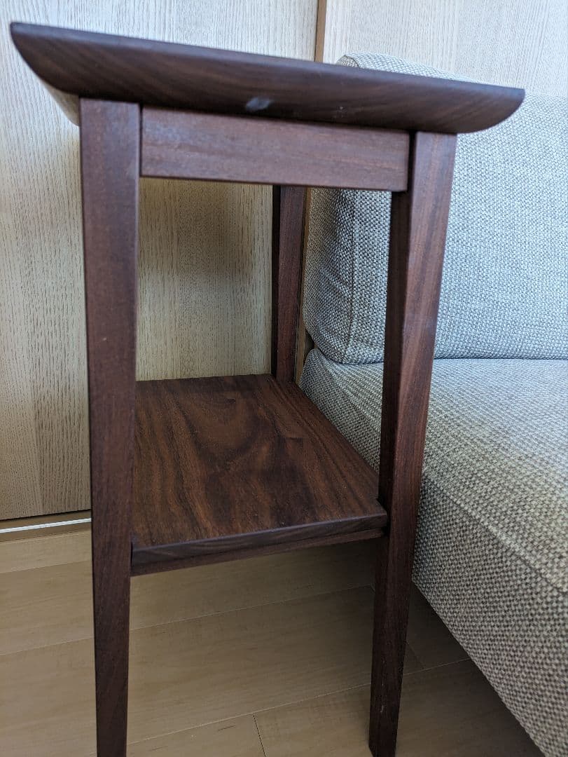 2日間限定　サイドテーブル　チーク　無垢材　ビンテージ家具