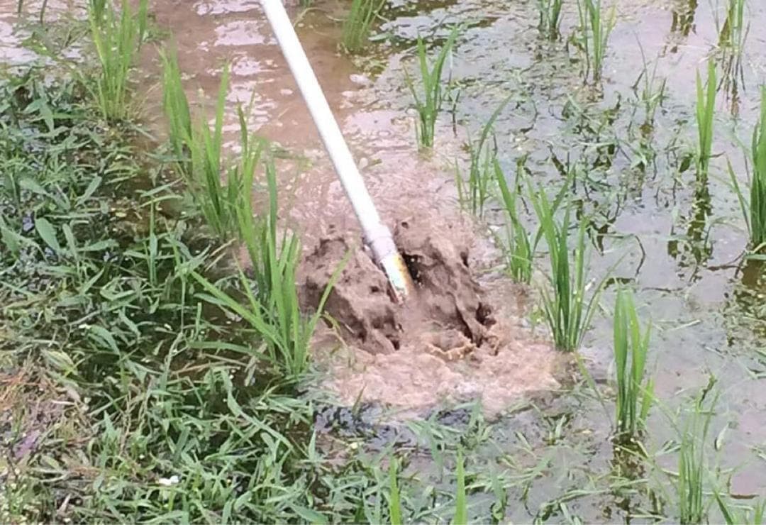 アイデック 草削りツインローター 水草取りまー AMT-AJ1505T