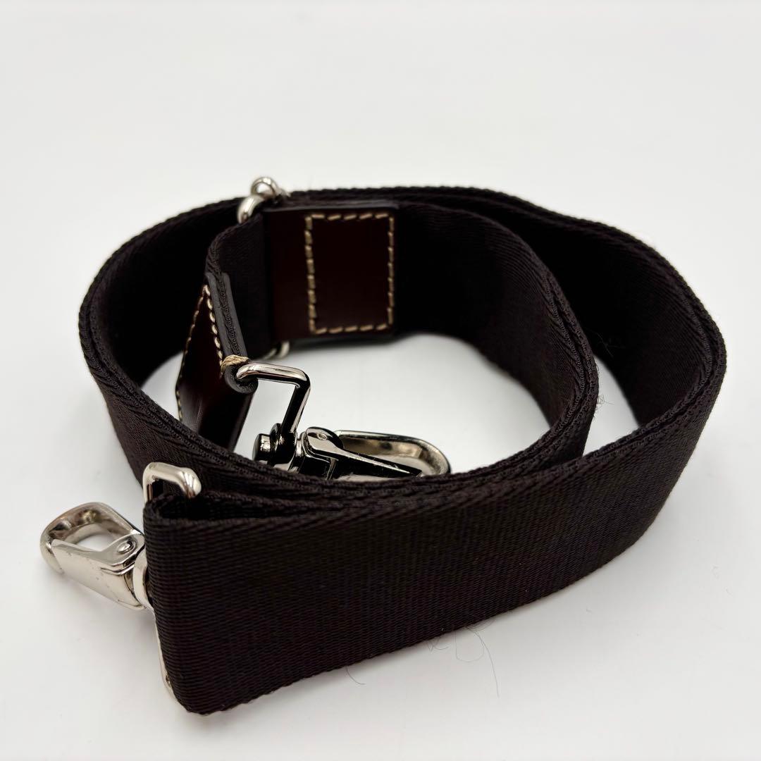 未使用級 ステファノマーノ ビジネスバッグ 2way ナイロン レザー ブルー