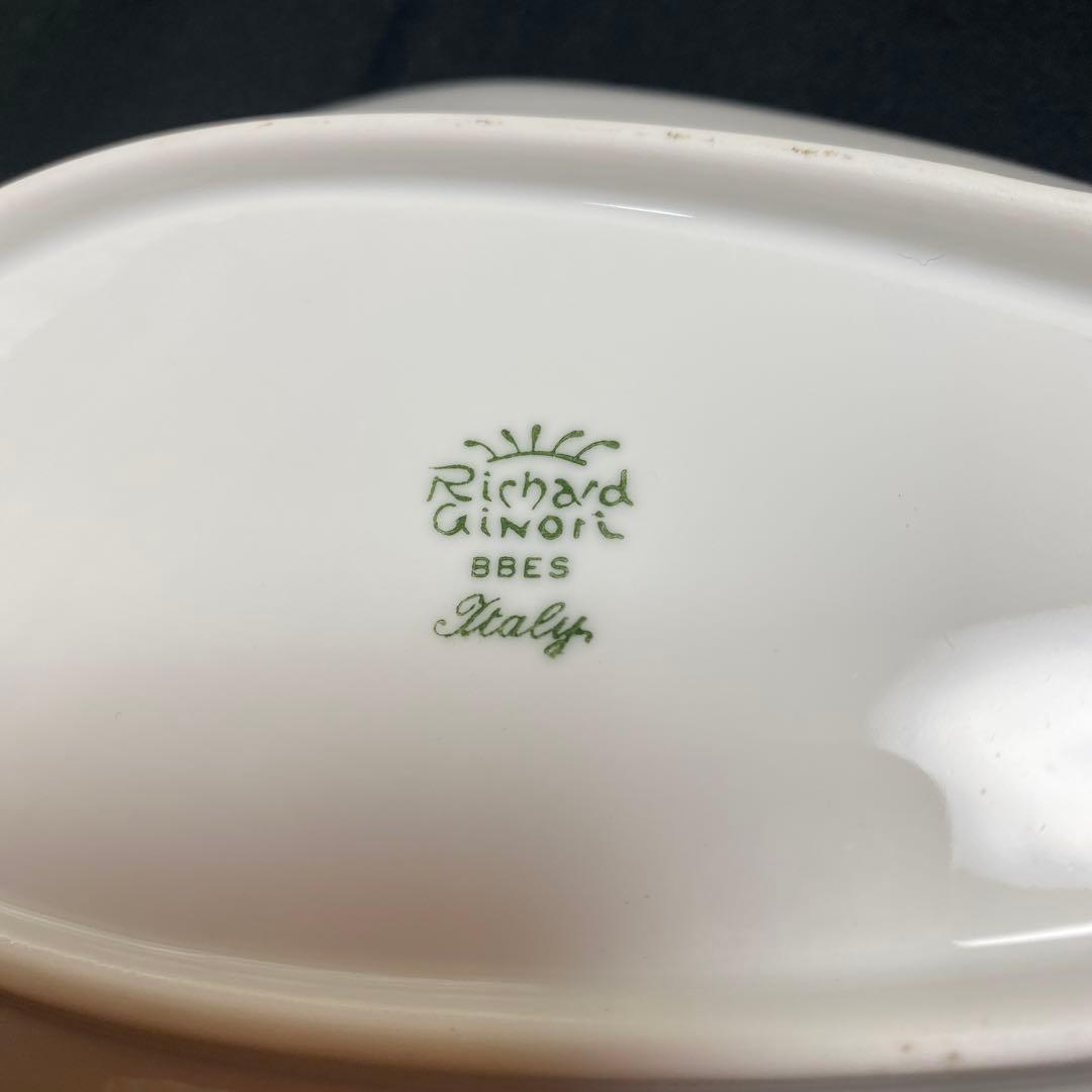 【美品】リチャードジノリ　ピクルスディッシュ　ベッキオロゼリーニ6枚