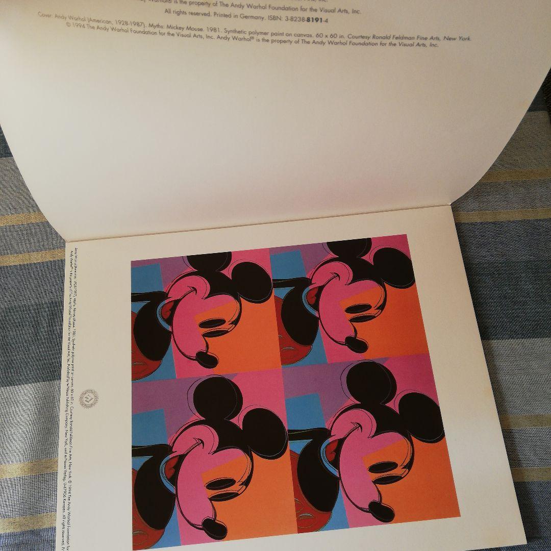 アンディ・ウォーホル　ミッキーマウス　printbook