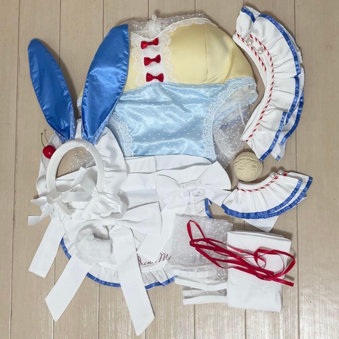 malymoon クリームソーダバニーメイド ブルー マリームーン