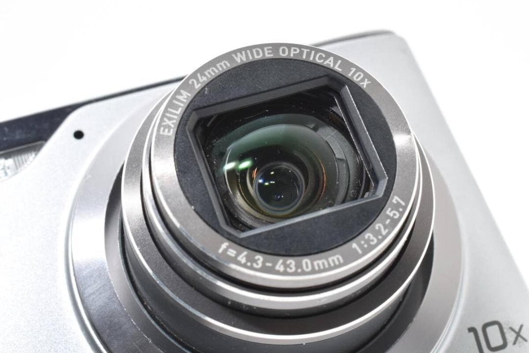 美品 カシオ　CASIO EXILIM EX-H10 シルバー ＃A396