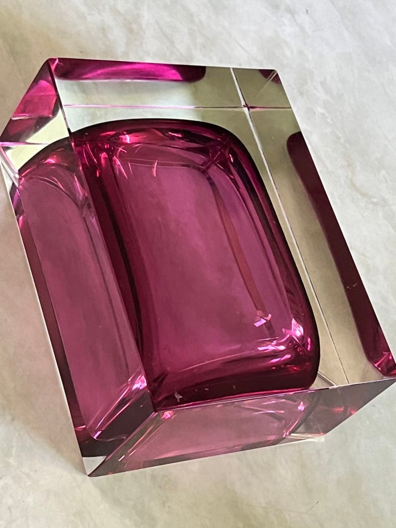 灰皿　ガラス　クリスタル