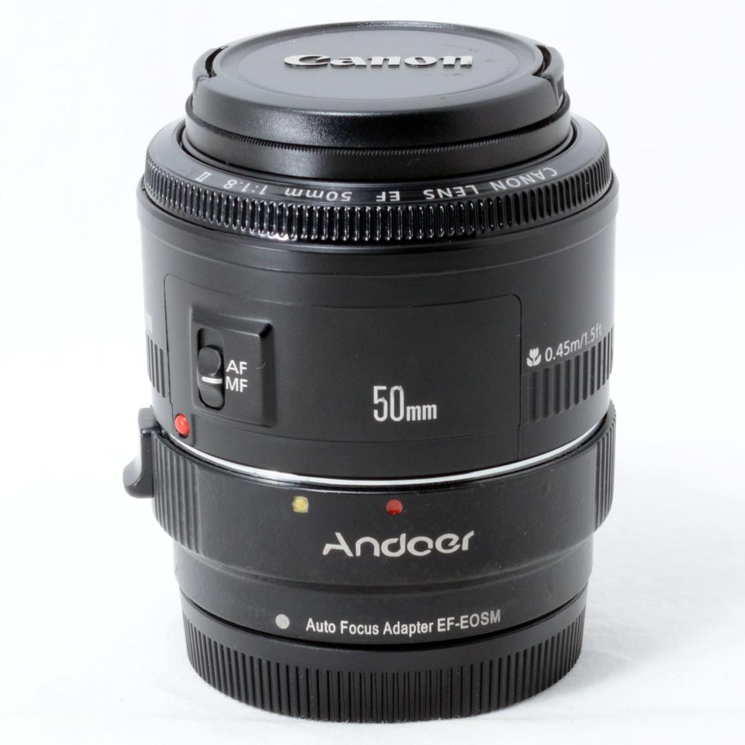 ⭐️美品⭐️Canon EF 50mm F1.8Ⅱ& EF-EOS Mアダプター