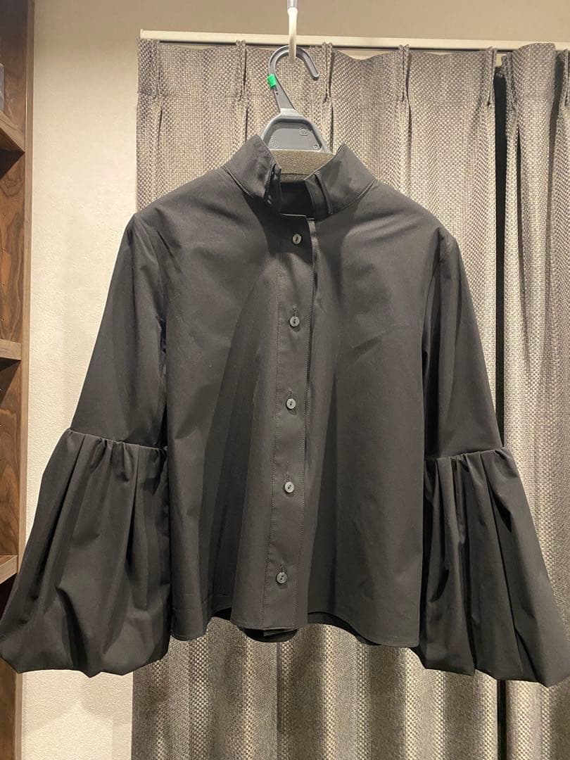 cccmalie シーマリー バルーンスリーブ長袖ブラウス 黒