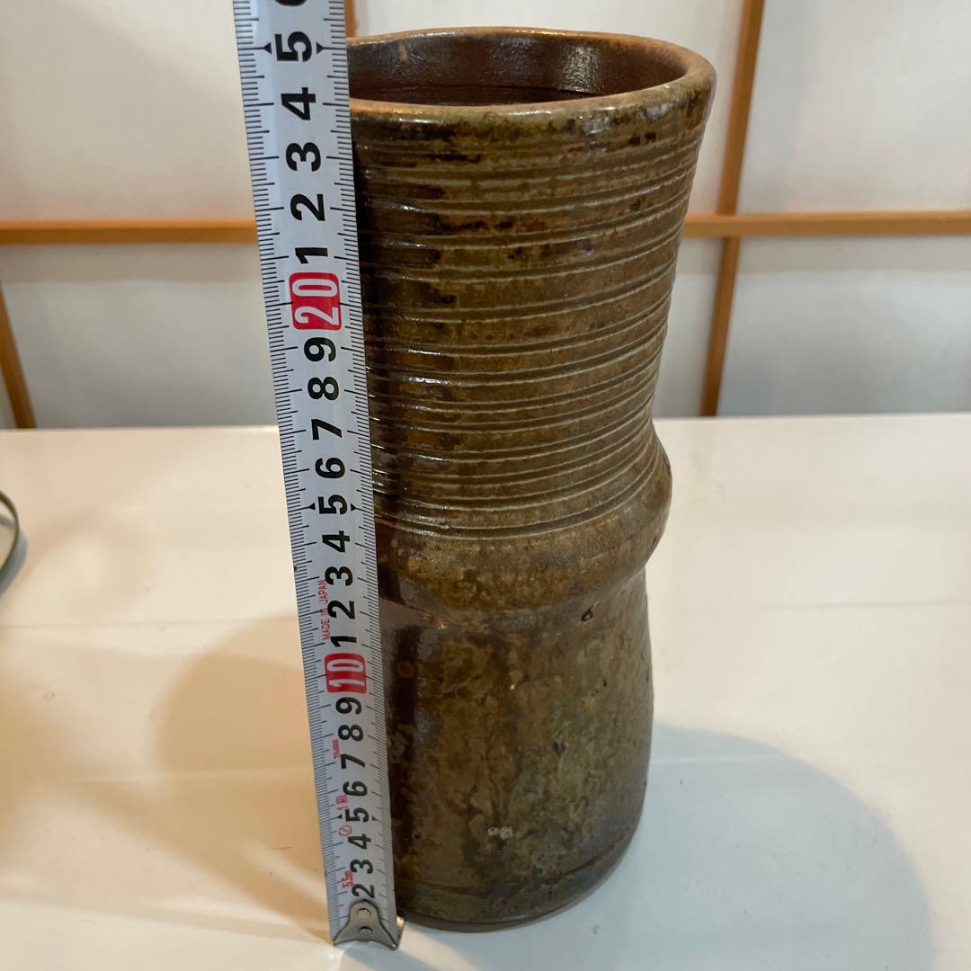 備前焼 陶向 山根彰正 花瓶 人間国宝弟子