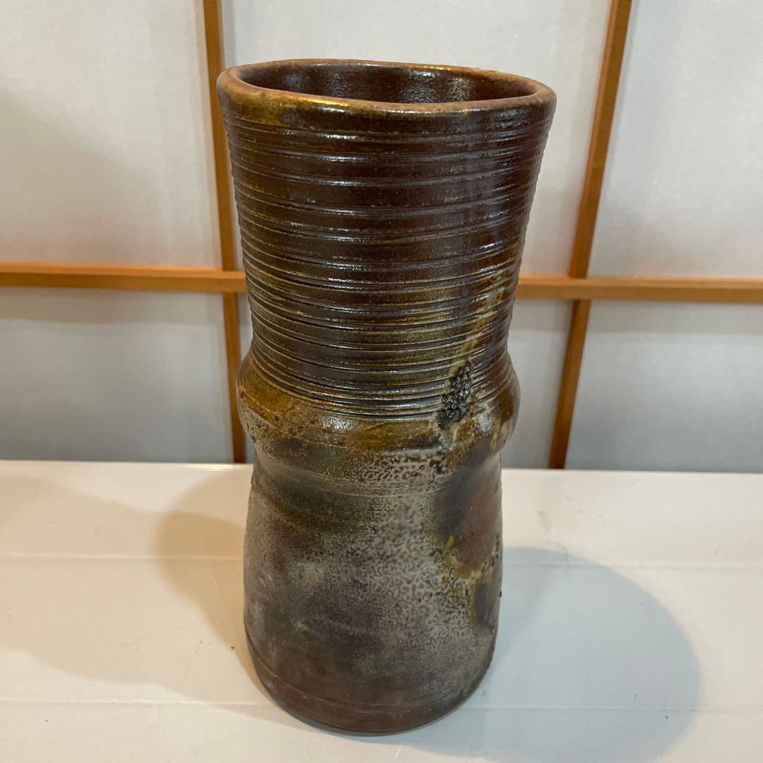 備前焼 陶向 山根彰正 花瓶 人間国宝弟子