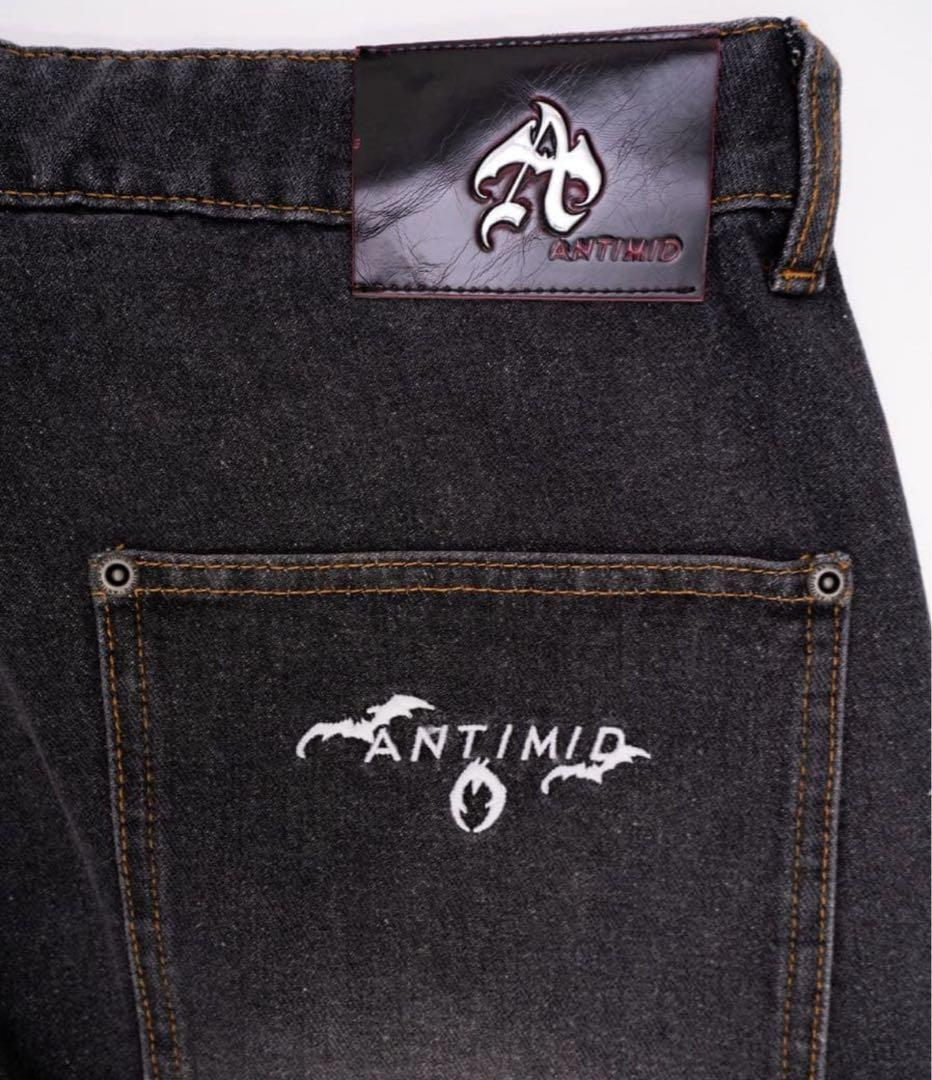 Antimid PAINT BAGGY DENIM Lサイズ 完売品