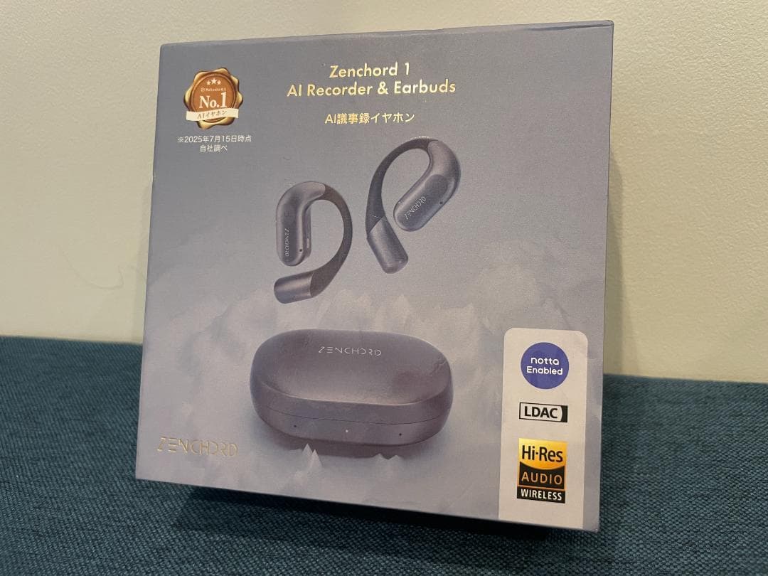 Zenchord 1 ワイヤレスイヤホン アーバングレー / Notta対応