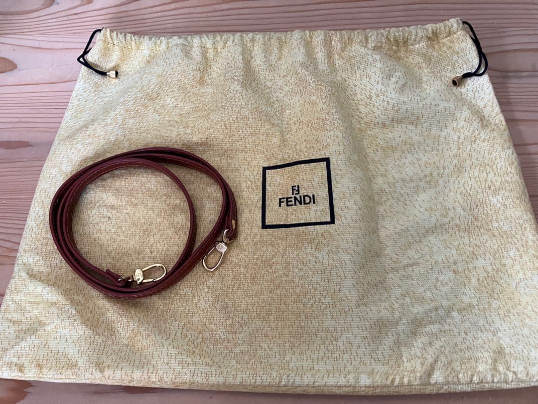 フェンディ【FENDY】ヴィンテージ　ペカン柄ミニボストンバッグ