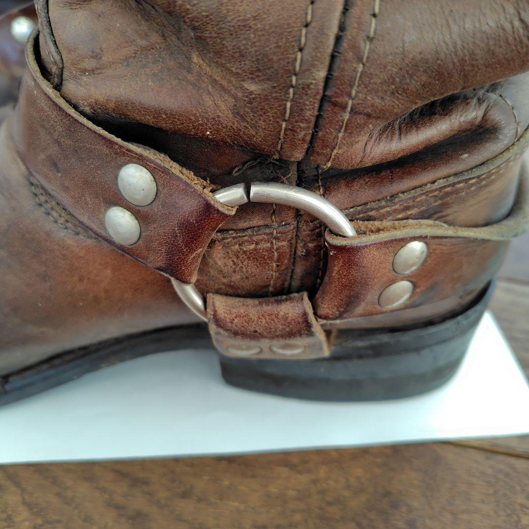 Harley-Davidson ブラウンミドルカットブーツ　ヴィンテージ