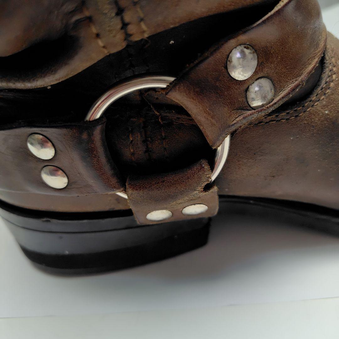 Harley-Davidson ブラウンミドルカットブーツ　ヴィンテージ