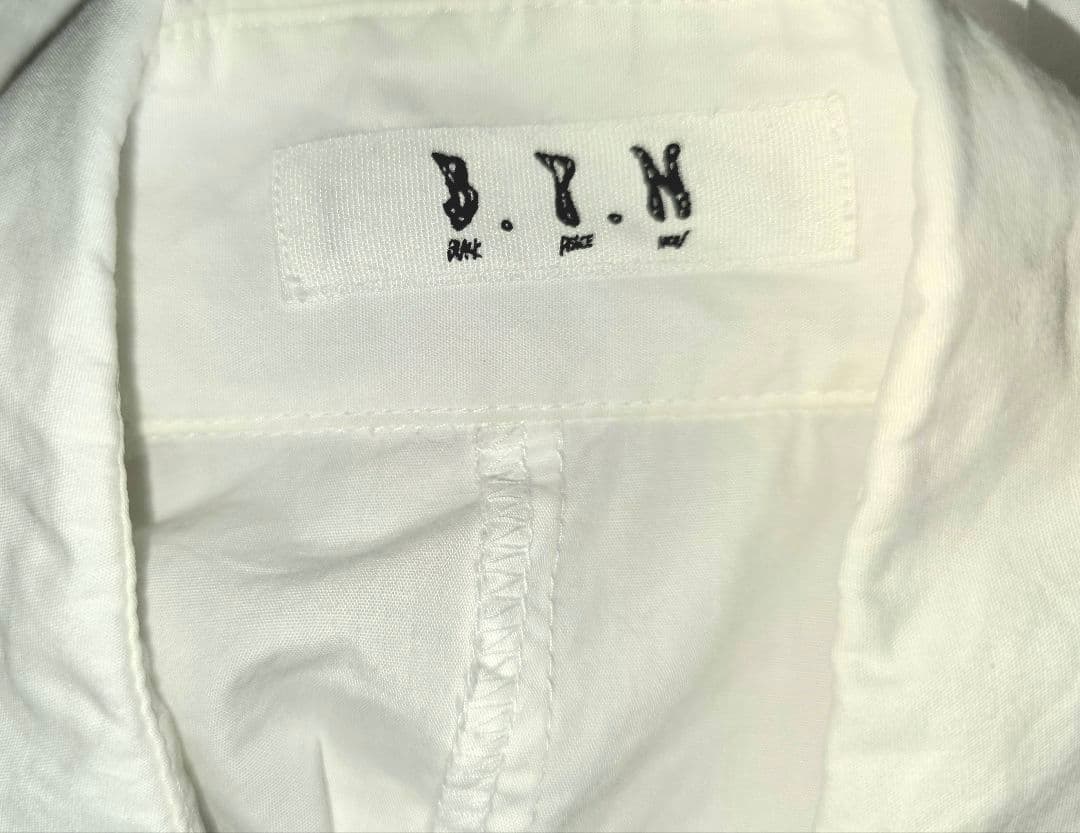 B.P.N 長袖Yシャツ　BLACK PEACE NOW　燕尾　ピースナウ