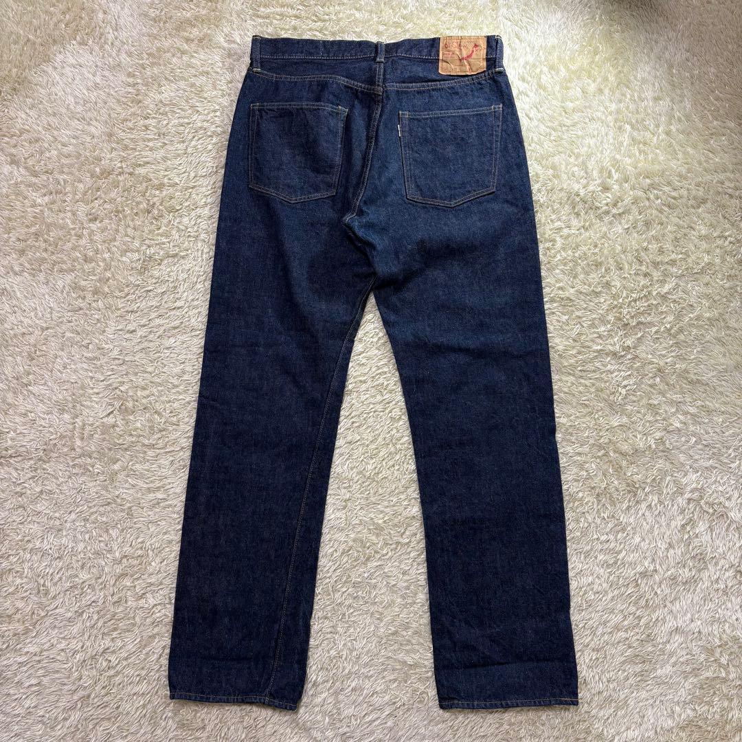 オアスロウ105★インディゴ　L◎5ポケットストレートデニム★