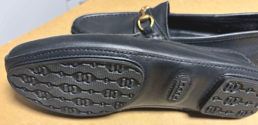 GUCCI ビットローファー ブラック　38（24.5cm）