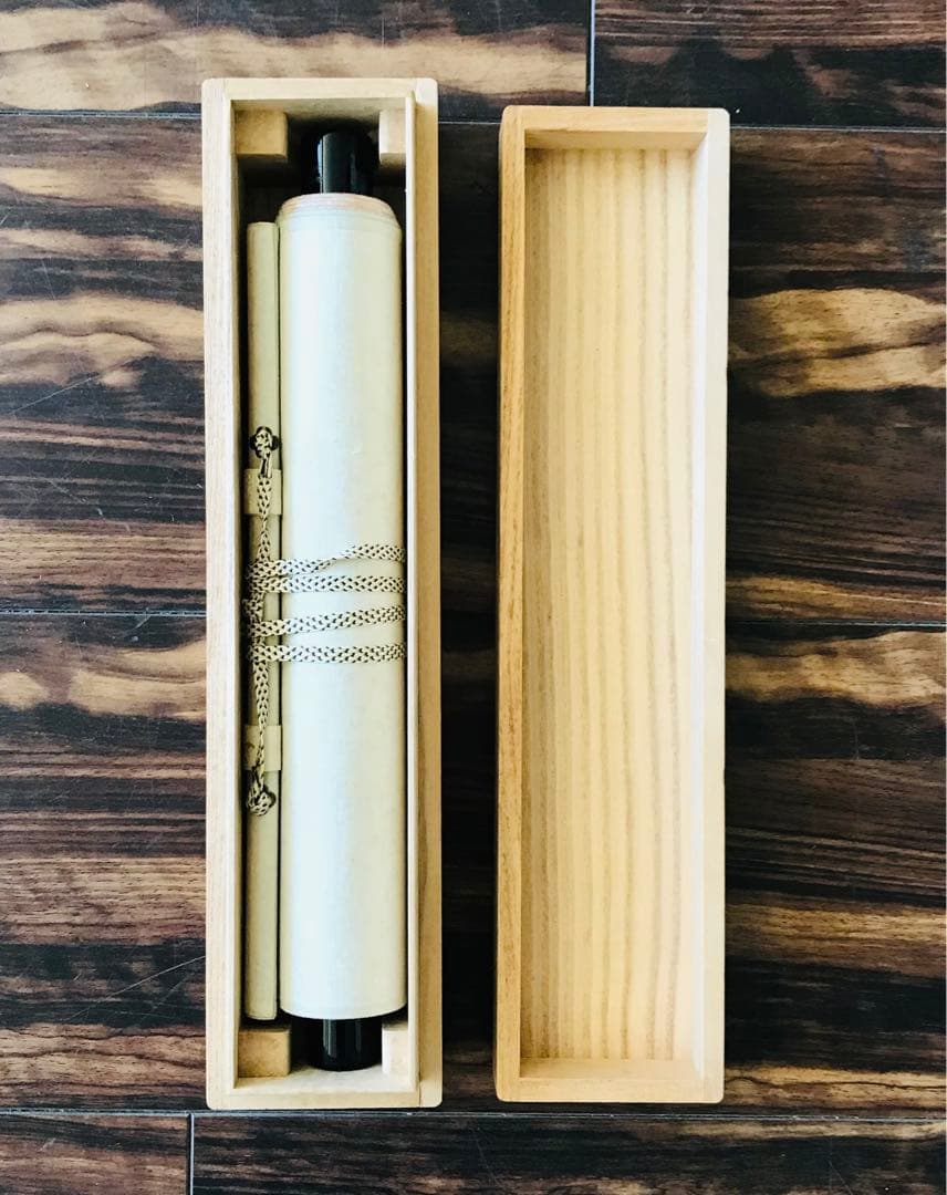 梅田信隆 総持寺 一行書 共箱 掛軸 茶掛 茶道具O-77