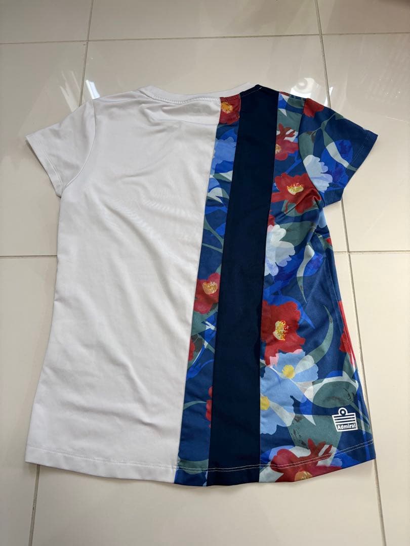 Admiral フラワーパターン Tシャツとスカートセット　sサイズ