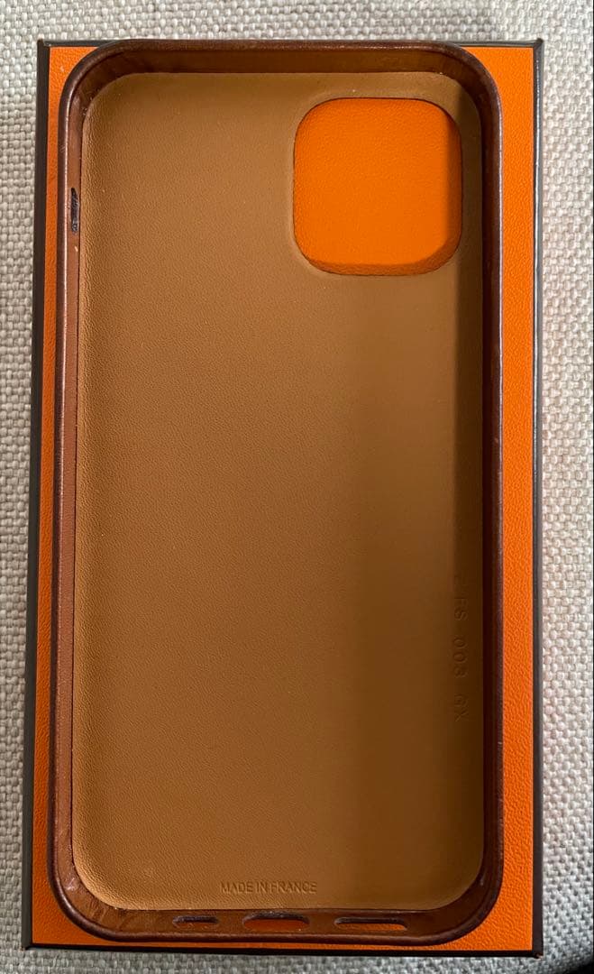 【美品週末値下げ中】HERMES iPhone レザーケース