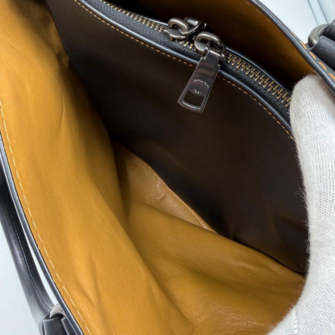 COACH コーチ ダコタ サッチェル 2way ショルダー バッグ ブラック