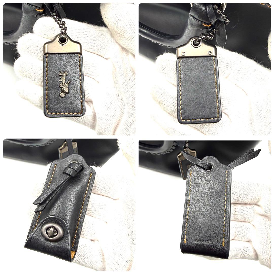 COACH コーチ ダコタ サッチェル 2way ショルダー バッグ ブラック