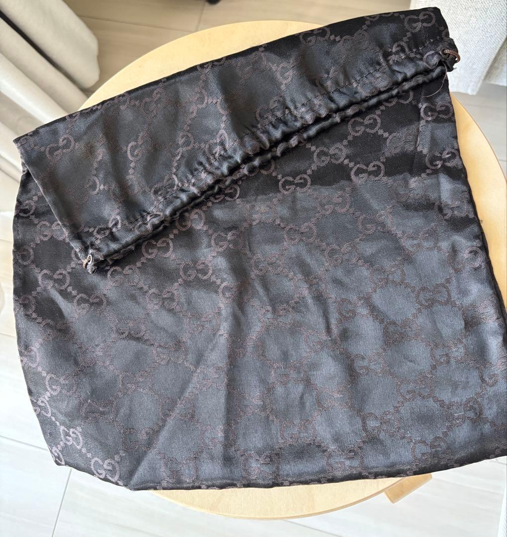 な*ぴ様 GUCCI グッチ GG キャンバス ショルダーバッグ ブラック