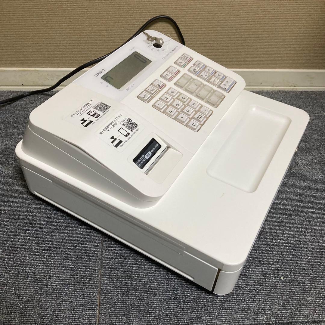 美品　CASIO レジ　SR-G3 ホワイト　スマホ連動　動作チェック済み