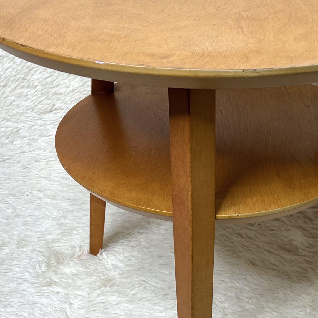 ACTUS アクタス サイドテーブル 丸テーブル 曲木 ソファテーブル 花台