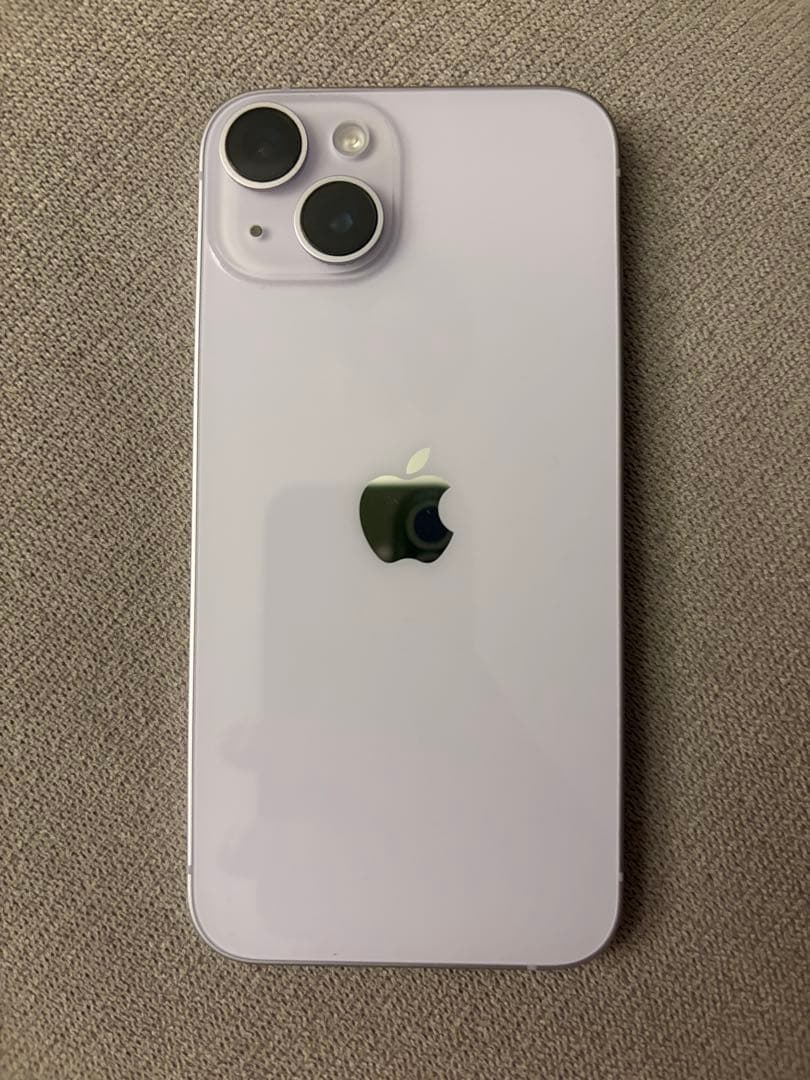 【美品】Apple iPhone14 パープル 本体 256GB