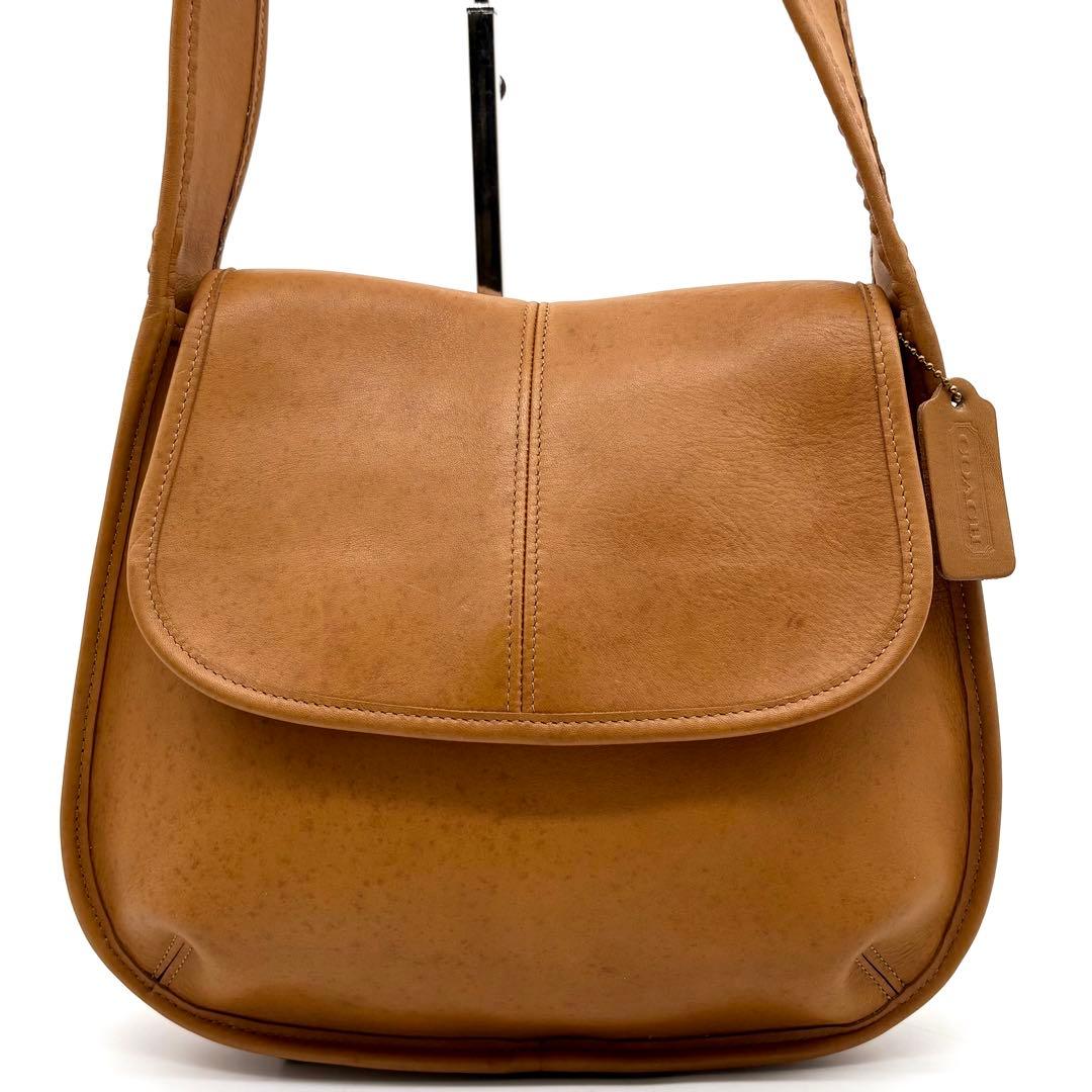 オールドコーチ エルゴ ショルダーバッグ レザー ブラウン 9034