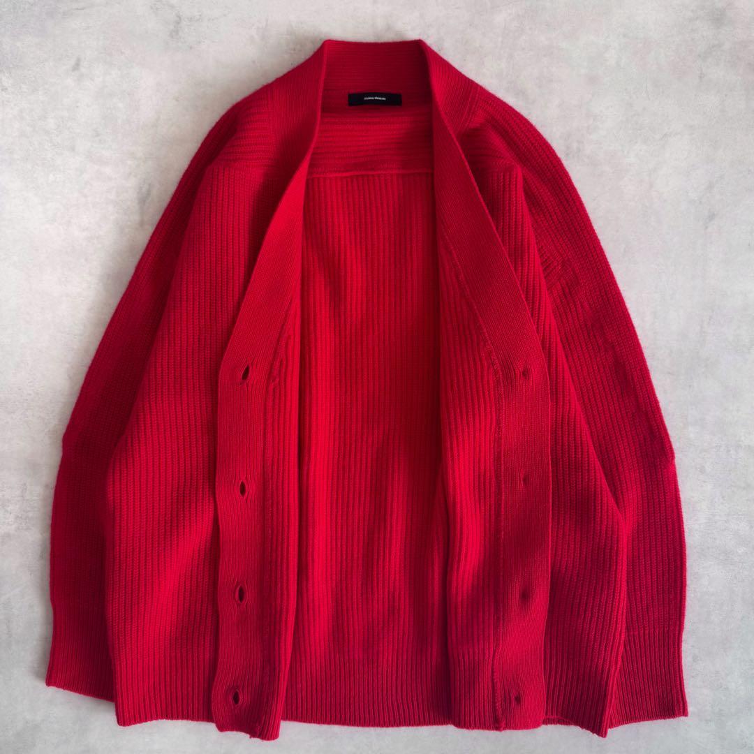 美品▲ジャーナルスタンダード ニット カーディガン ウール レッド 赤