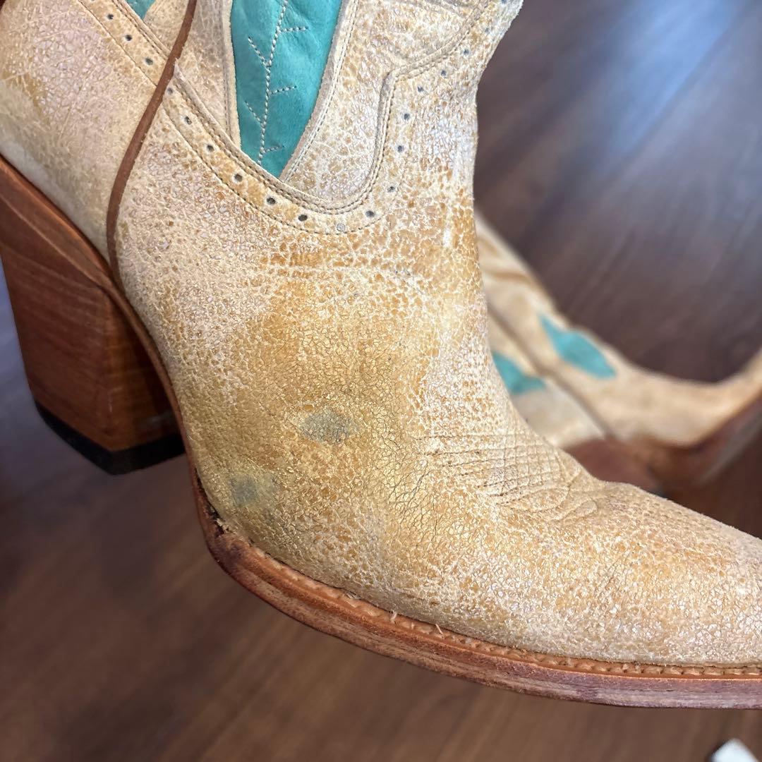 【豆福さま検討中】バタフライモチーフ ウエスタンブーツ24センチ程度