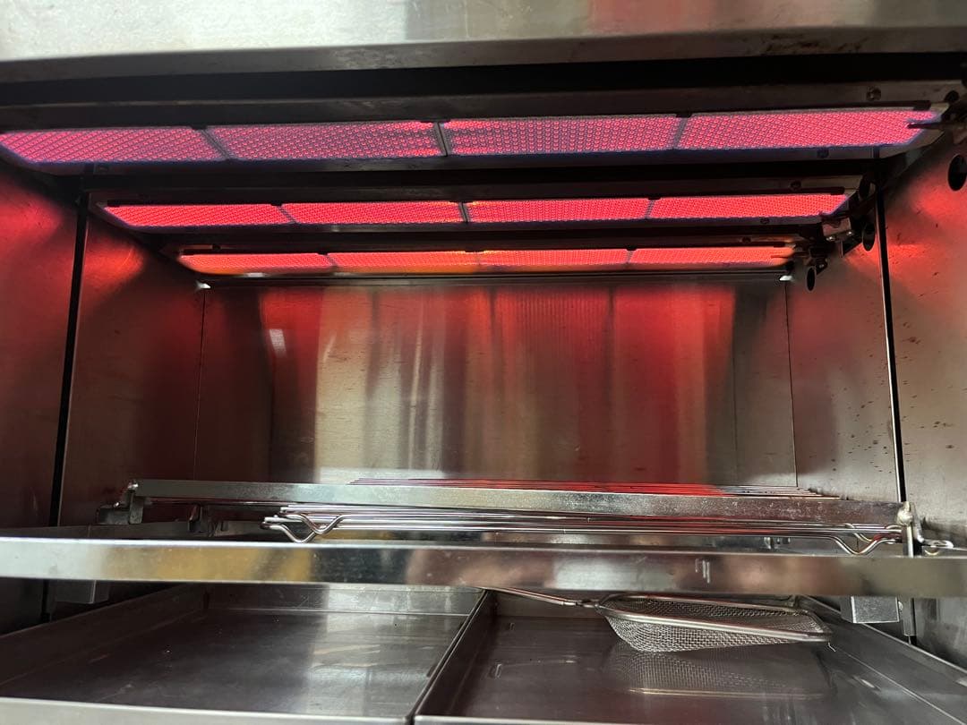 マルゼン 上火式焼物器 スピードグリラー 赤外線バーナー グリラ 16年Lpガス