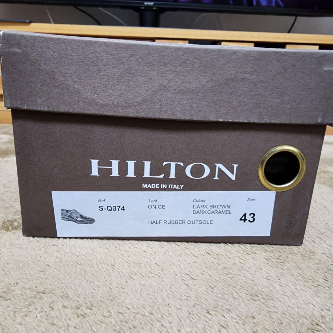 HILTON ダブルモンクストラップ 革靴