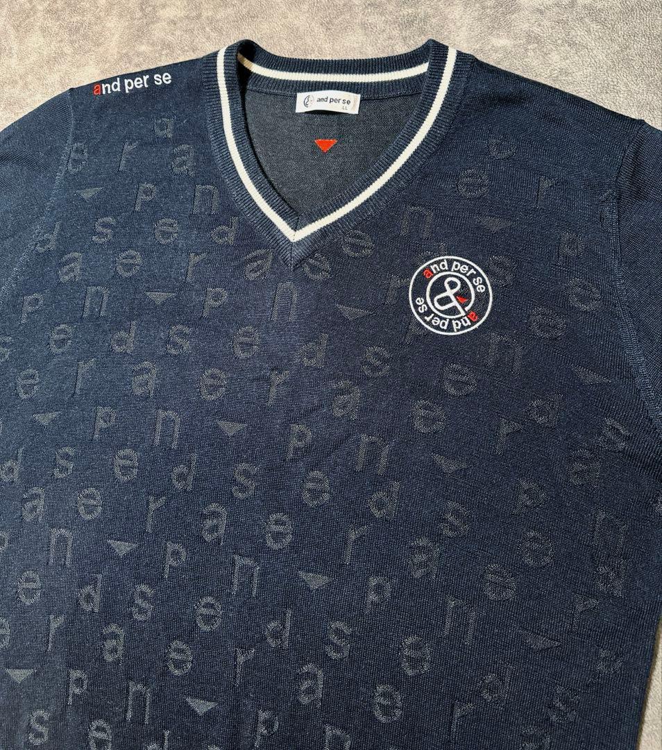 【美品】アンパスィ　セーター　LLサイズ