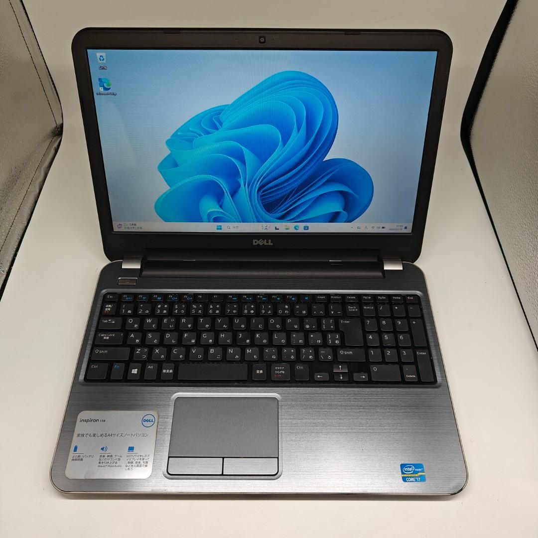 【DELL】爆速i7 SSD256GB 8GB Inspiron ノートPC