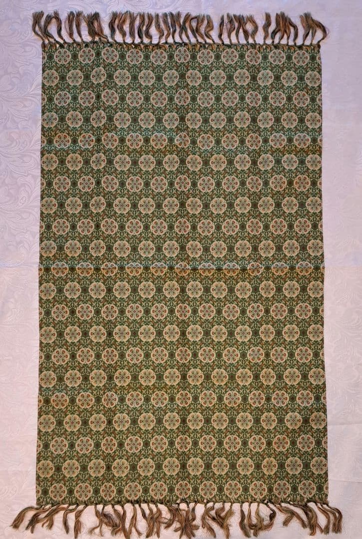 【龍村美術織】テーブルセンター花鳥梅花文錦6号桐箱入り 60×110cm