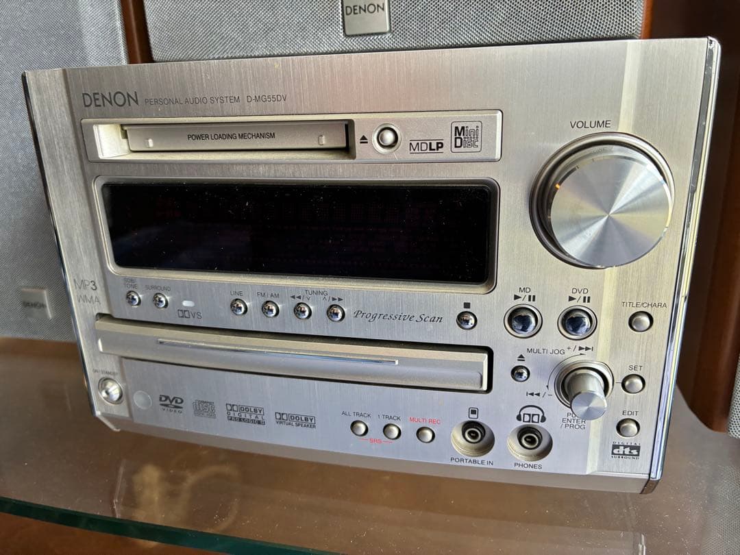 DENON　D-MG55DV　CD/DVD/MD一体型ホームシアターコンポ（1）