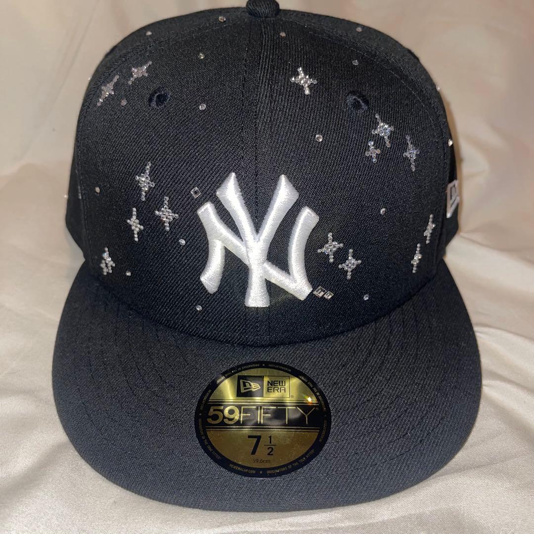 Misa ジュエルキャップ ヤンキース ブラック 738